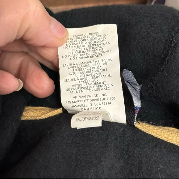 NFL Team Apparel New Orleans Saints Women's Black Hoodie, Gold Fleur-de-lis. Lg - Picture 7 of 7